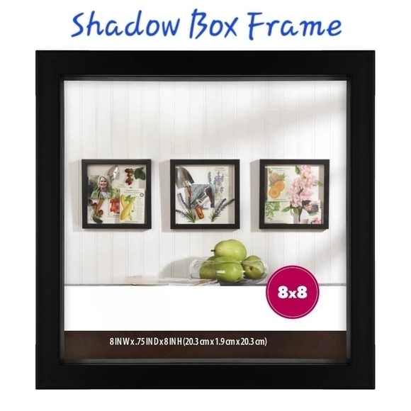 Mainstays "8 × 8" Memorabilia Black Shadow Box Frame - Picture 3 of 6